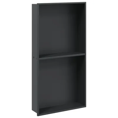 Obrázok produktu pre vidaXL Sprchová vanička matná čierna 32x62x9 cm nerezová oceľ