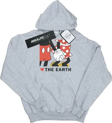 Produktbild von Disney - "Heart The Earth" Kapuzenpullover für Mädchen BI10342 (152-158) (Grau)