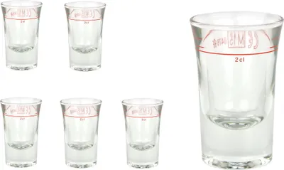 Produktbild von Van Well Stamper Dublino Rotring 2 cl 6 Stück