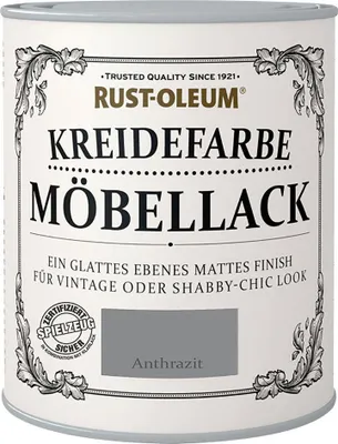 Produktbild von Rust-Oleum Kreidefarbe Möbellack 125 ml anthrazit