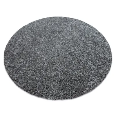 Image de Tapis moderne lavable ILDO 71181070 cercle anthracite gris gris cercle 80 cm