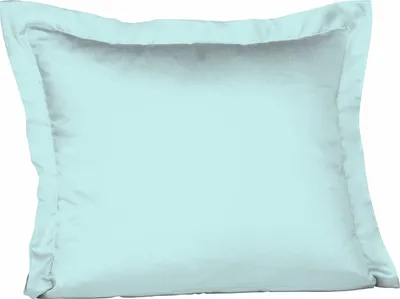 Produktbild von fleuresse Mako Satin Kissenbezug Colours Uni 35x40 cm Türkis