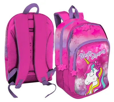 Produktbild von Unicorn Rucksack Bunter Schultasche für Kinder im Einhorn-Stil