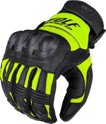 Produktbild von Wolf Herren Motorradhandschuhe Pro-X Gelb L