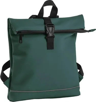 Produktbild von Daniel Ray Rolltop-Rucksack Rollrucksack Jefferson - PolyurethanFahrradrucksack mit Steckschnallen-Verschluss in Petrol