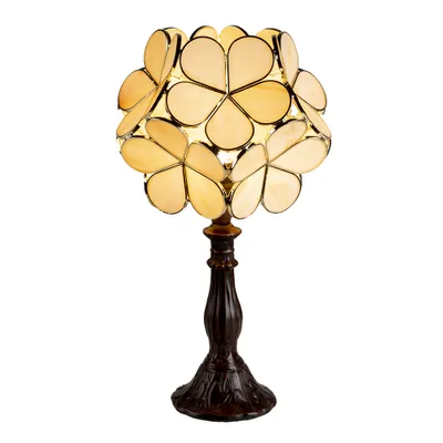 Produktbild von LumiLamp Tischlampe Tiffany creme 21x21x38 cm E14-max 1x25W 5LL-6095