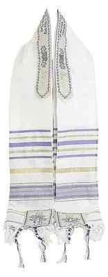 Obrázok produktu pre Solidchoice – Modlitebná šála Tallit s hebrejským textom