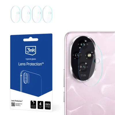 Produktbild von 3mk Hybridglas Lens Protection für Honor 200 Kamera Objektiv Kameralinse 0,16mm 6H (4 Stück)