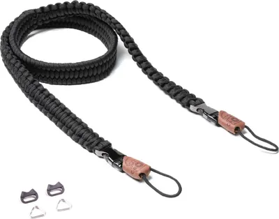 Produktbild von C-ROPE Kameragurt Traveler aus Paracord 100cm Silent Black retail
