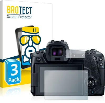 Produktbild von 3x BROTECT Schutzglas für Canon EOS R Schutzfolie Panzer Folie Glas Display Schutz klar