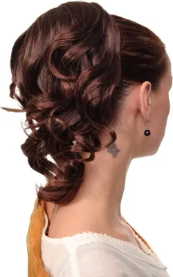 Produktbild von WIG ME UP Haarteil gewellt halblang 1 Kamm + Gummizug Kastanie Modell: JL-3023