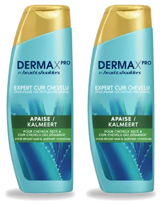 Obrázek produktu pro 2 x Šampon Head & Shoulders DermaXPro, zklidňující, proti lupům, 225 ml - výhodná balení - 2 kusy