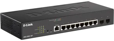 Produktbild von D-Link DGS-2000-10P 10-Port PoE Switch Gigabit, Managed