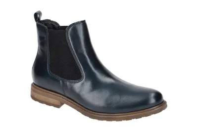 Produktbild von Tamaris 25056 Damen Stiefeletten - elegante Stiefelette blau Elegant NEU