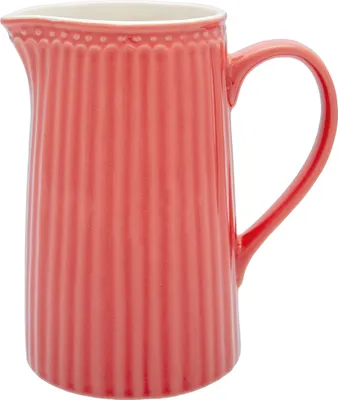 Produktbild von Greengate Krug ALICE Coral Kanne 1 Liter Everyday Geschirr Karaffe Saftkrug