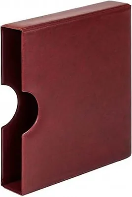 Produktbild von Lindner 810K-W Kassette mit Griffmulde, weinrot (für karat-Ringbinder)