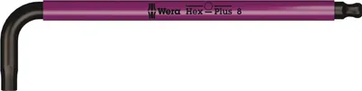 Produktbild von WERA Innensechskant-Winkelschlüssel SW 8,0 195 x 37 mm
