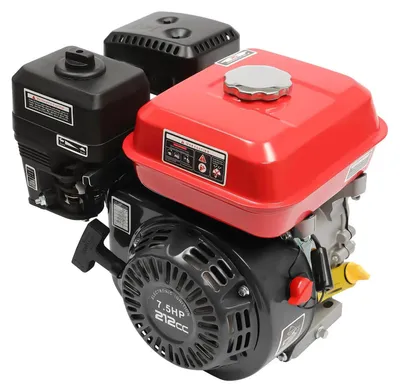 Produktbild von Benzinmotor 4-Takt - Standmotor - 7,5 PS 4 kW - 208 cm³ Hubraum - Luftgekühlt - Seilzugstarter