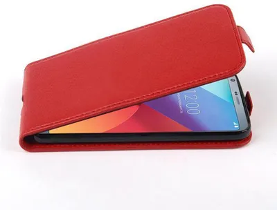 Obrázek produktu pro Cadorabo Ochranný kryt pro LG G6 Case in Red Flip Case Pouzdro na mobilní telefon kryt z umělé kůže