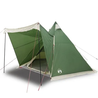 Produktbild von Tipi-Familienzelt 6 Personen Grün Wasserdicht