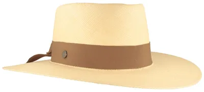 Bolero-Panamahut mit Schleife & UV-Schutz 50+ von Hut-Breiter in beige