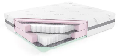Produktbild von Premium Taschenfederkernmatratze MILO 180x200 Doppel-Pocket HR H3 30cm