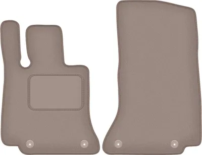 Immagine prodotto di Tappetini auto in velluto per Mercedes Classe C W206 berlina, estate (2021-) - tappetini anteriori LUX beige (2 pezzi)