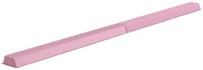 Image de 236 cm Poutre d'équilibre pliable, portable Poutre de gymnastique, antidérapante Balance Beam, Poutre de gymnastique et d'équilibre jusqu'à 80 kg, pour enfants à partir de 3 ans, Indoor & Outdoor, Rose