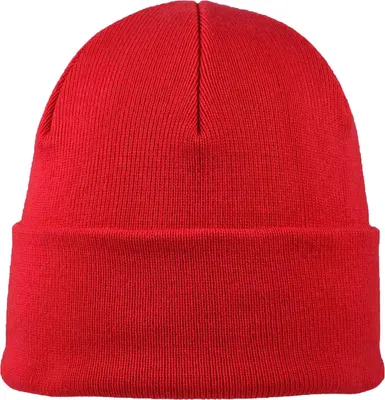 Produktbild von FRIESEN Friesennerz Uni Beanie "Schelmijack & Olmibert" aus 100% Wolle (Wolle) - Wollmütze Strickmütze in Rot