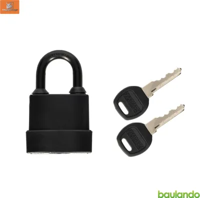 Zdjęcie produktu dla Kłódka wodoodporna, laminowana z 2 kluczami 40 mm