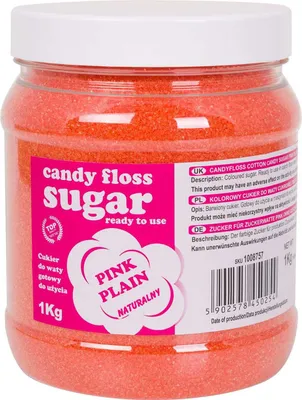 Immagine prodotto di Zucchero filato colorato rosa gusto naturale 1kg