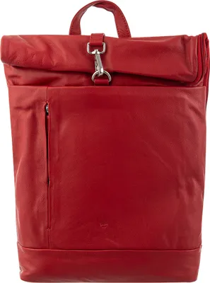 Produktbild von Prato LM Asif Al16-N Cityrucksack Rindleder Rolltop rot