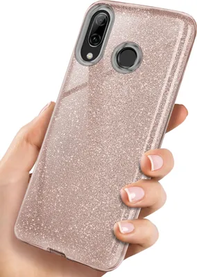 Produktbild von GLITTER-Case für Huawei P Smart (2019), Farbe:Gloss - Rosé