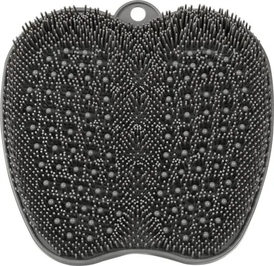 Immagine prodotto di HONYIN Cuscinetto massaggiante lavapiedi grande con ventose - Pulisce ed esfolia i piedi senza piegarsi (28 x 28 cm)
