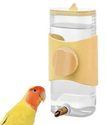 Obrázek produktu pro Automatický dávkovač vody pro ptáky, objem 280 ml. Vhodný jako napáječ pro papoušky, korely a další drobné ptáky