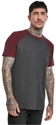Immagine prodotto di Urban Classics - Maglietta RAGLAN a contrasto color antracite - M