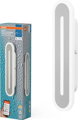 Image de OSRAM SMART+ Matter Orbis Wall Bad Applique LED 300mm blanc, 13W, 600lm, 3000-6500K TW, IP44 salle de bain