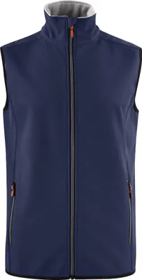 Produktbild von Softshell Weste Trial aus Polyester-Elasthan-Mix, 280 g/m², mit Reißverschlusstaschen