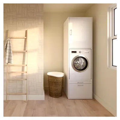 Produktbild von Waschmaschinenschrank mit Aufsatz