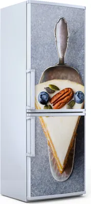 Produktbild von Magnete Dekorative - 60 cm x 180 cm - Küche Magnetmatte Kühlschrankmagnete - Karottenkuchen Mit Blaubeere