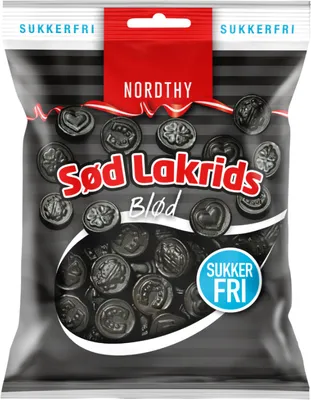 Produktbild von Nordthy süsses Lakritz Zuckerfrei 75g