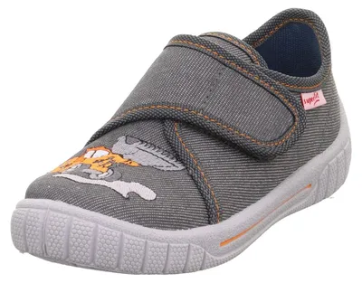 Produktbild von Superfit Jungen Bill Hausschuhe 1-800278 Hausschuhe, Grau Orange 2050, 32 EU