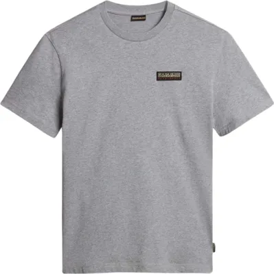 Immagine prodotto di Camicia Napapijri S-Iaato da uomo in cotone grigio chiaro