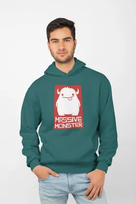 Produktbild von D&B Uni Hoodie EB00024 Monster Dunkles Türkis-Größe S