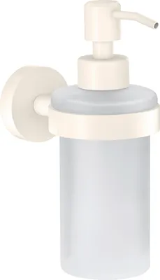 Produktbild von tesa MOON WHITE Seifenspender, matt weiß, bohrfrei, inkl. Klebelösung