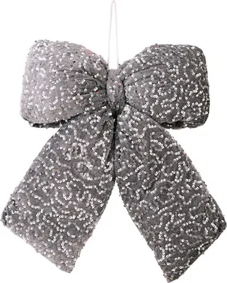 Produktbild von Weihnachtsschleife mit Glitzerpailletten, Samtschleifen zum Binden, Weihnachtsbaumkränze, Girlanden, Geschenkverpackung, Hochzeitsdeko