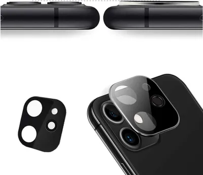Produktbild von Bizon Glass Clear gehärtetes Glas - 3 Stück + Linse, iPhone 11