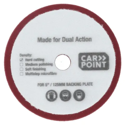 Image de Disques de polissage abrasifs Carpoint 125 mm/5" - Lot de 2