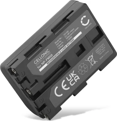 Image de CELLONIC 1x Batterie pour Appareil photo Compatible avec Sony CCD-TRV106, CCD-TRV107, CCD-TRV108, NP-FM50 - (1600mAh, 7.4V)