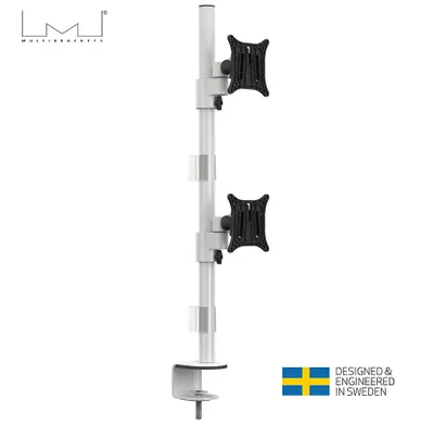Produktbild von Multibrackets 5297, Klemme /Bolzen, 16 kg, 38,1 cm (15"), 76,2 cm (30"), 100 x 100 mm, Weiß